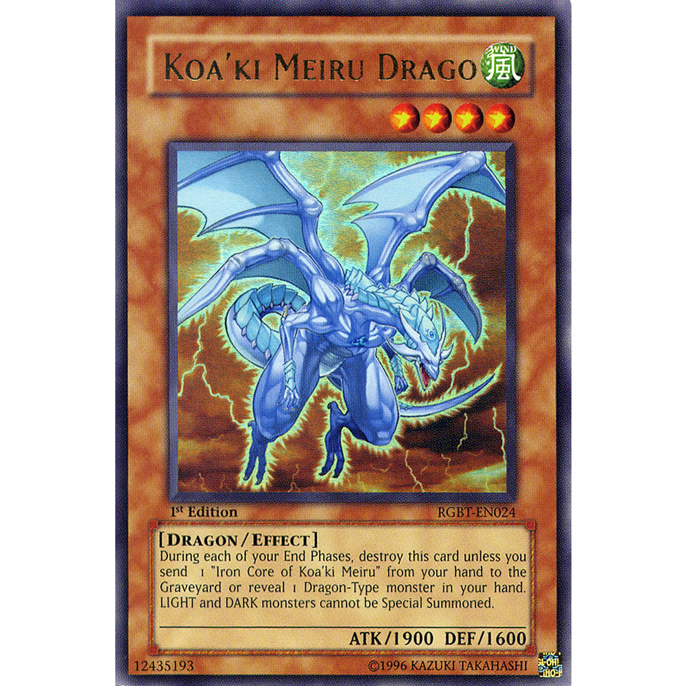 Koa'ki Meiru Drago RGBT-EN024 Yu-Gi-Oh! Card from the Raging Battle Set
