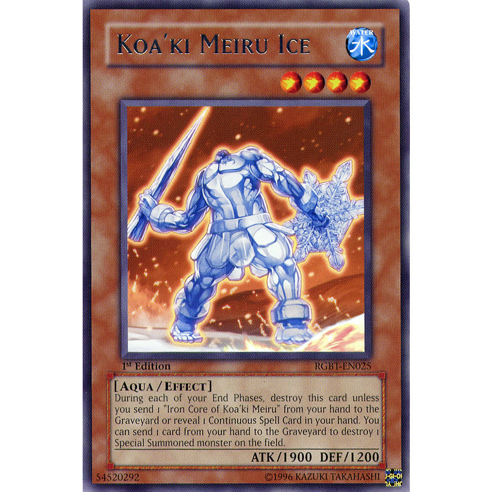 Koa'ki Meiru Ice RGBT-EN025 Yu-Gi-Oh! Card from the Raging Battle Set