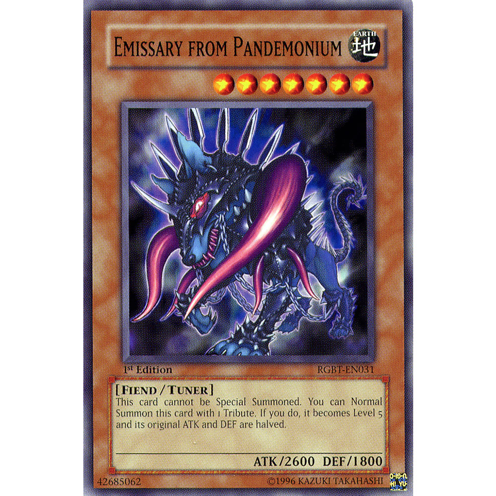 Emissary from Pandemonium RGBT-EN031 Yu-Gi-Oh! Card from the Raging Battle Set
