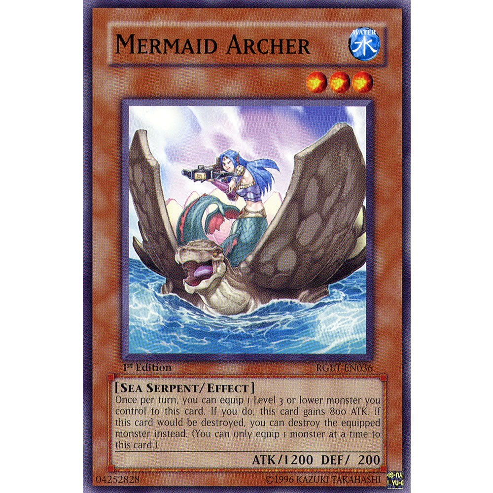 Mermaid Archer RGBT-EN036 Yu-Gi-Oh! Card from the Raging Battle Set