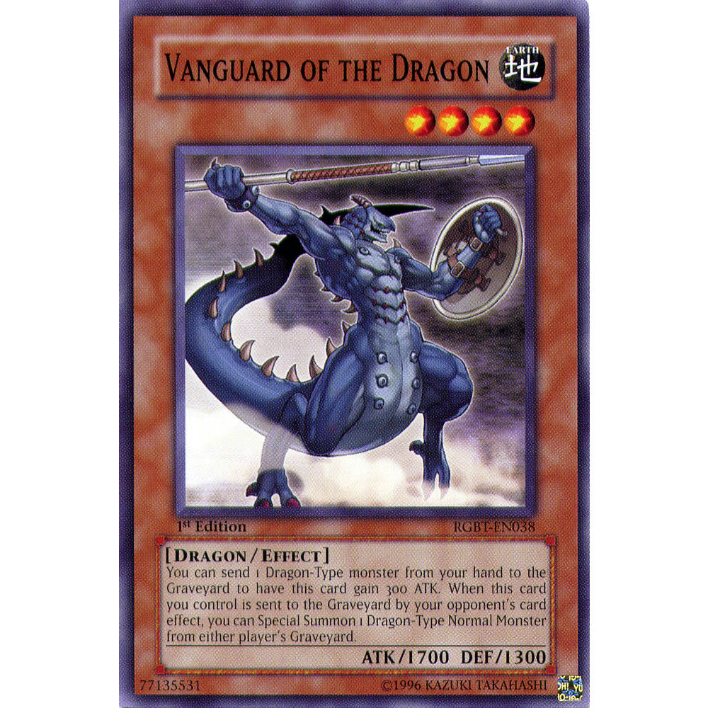 Vanguard of the Dragon RGBT-EN038 Yu-Gi-Oh! Card from the Raging Battle Set
