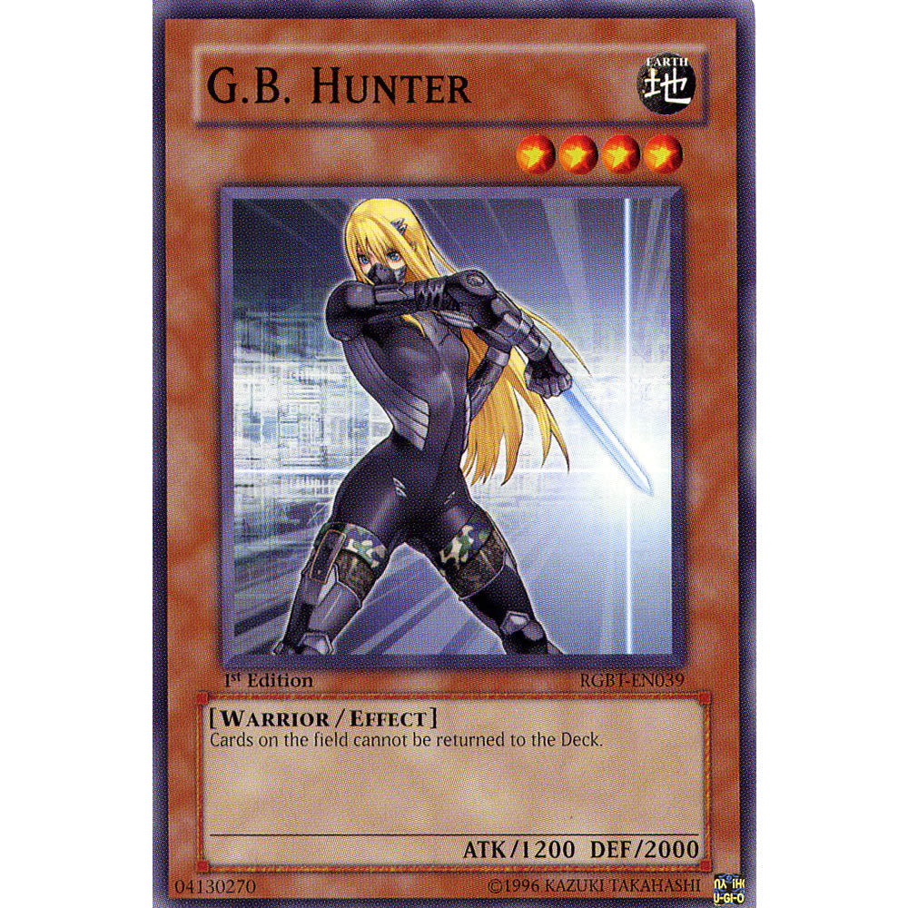 G.B. Hunter RGBT-EN039 Yu-Gi-Oh! Card from the Raging Battle Set