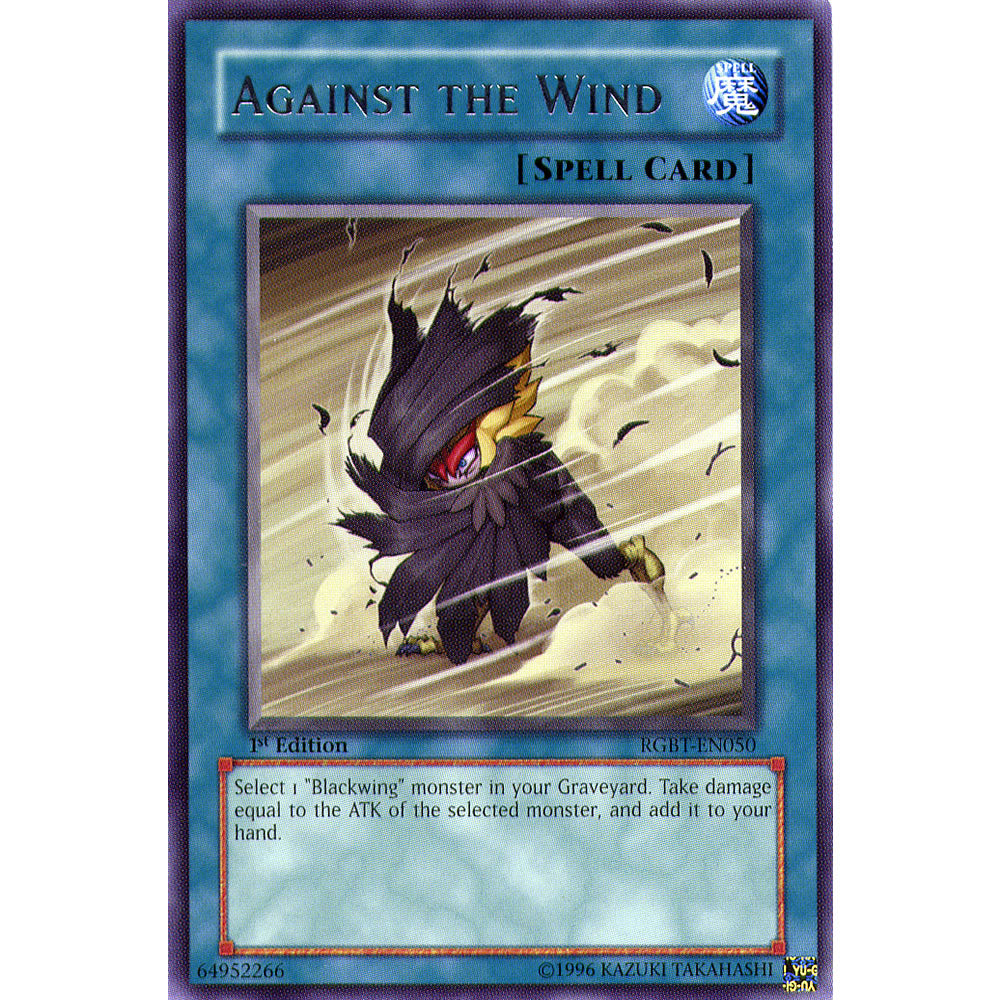 Against the Wind RGBT-EN050 Yu-Gi-Oh! Card from the Raging Battle Set