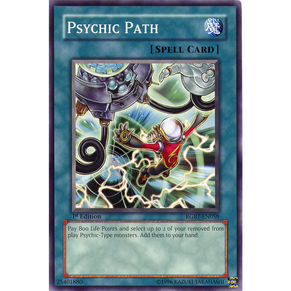 Psychic Path RGBT-EN058 Yu-Gi-Oh! Card from the Raging Battle Set