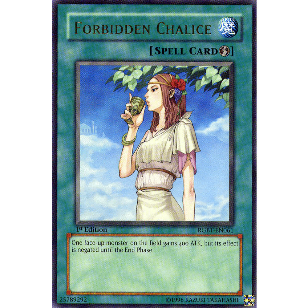 Forbidden Chalice RGBT-EN061 Yu-Gi-Oh! Card from the Raging Battle Set