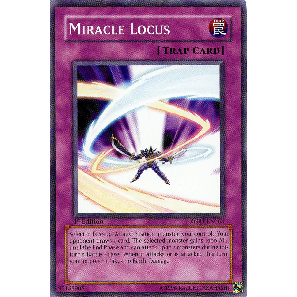 Miracle Locus RGBT-EN063 Yu-Gi-Oh! Card from the Raging Battle Set