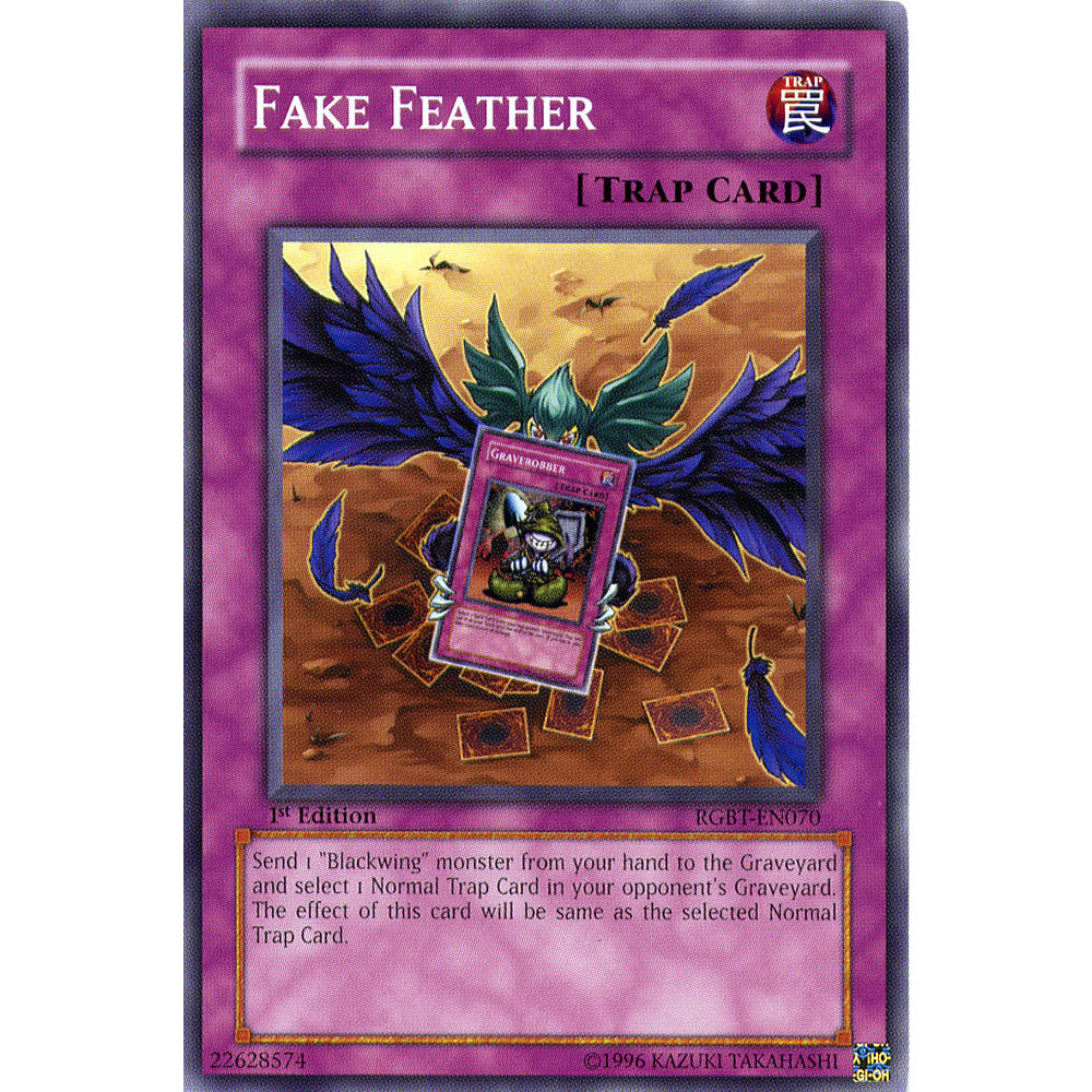 Fake Feather RGBT-EN070 Yu-Gi-Oh! Card from the Raging Battle Set