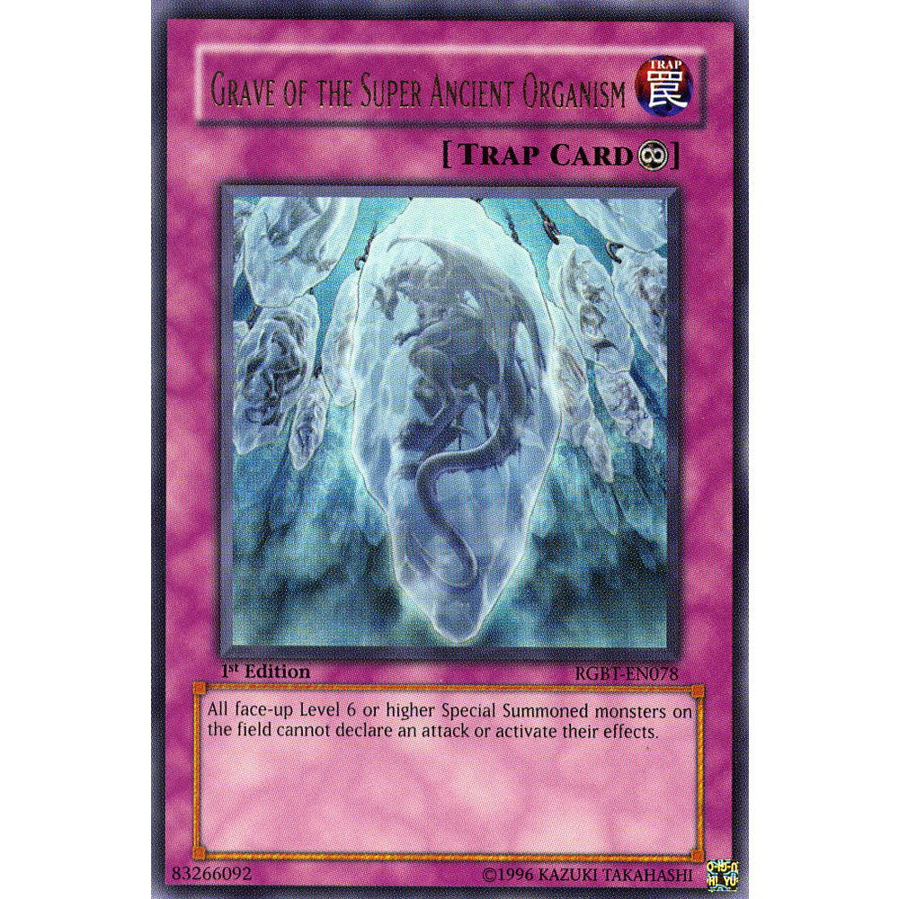 Grave of the Super Ancient Organism RGBT-EN078 Yu-Gi-Oh! Card from the Raging Battle Set