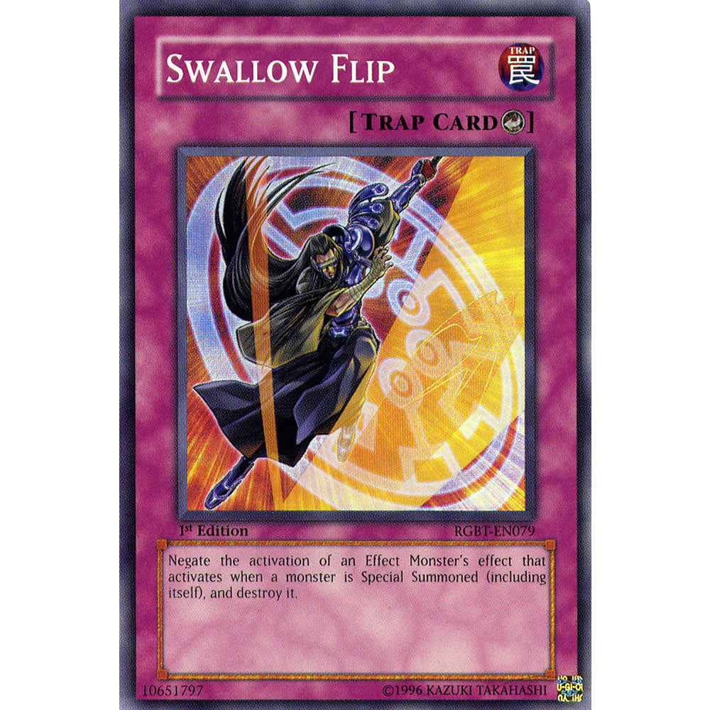 Swallow Flip RGBT-EN079 Yu-Gi-Oh! Card from the Raging Battle Set