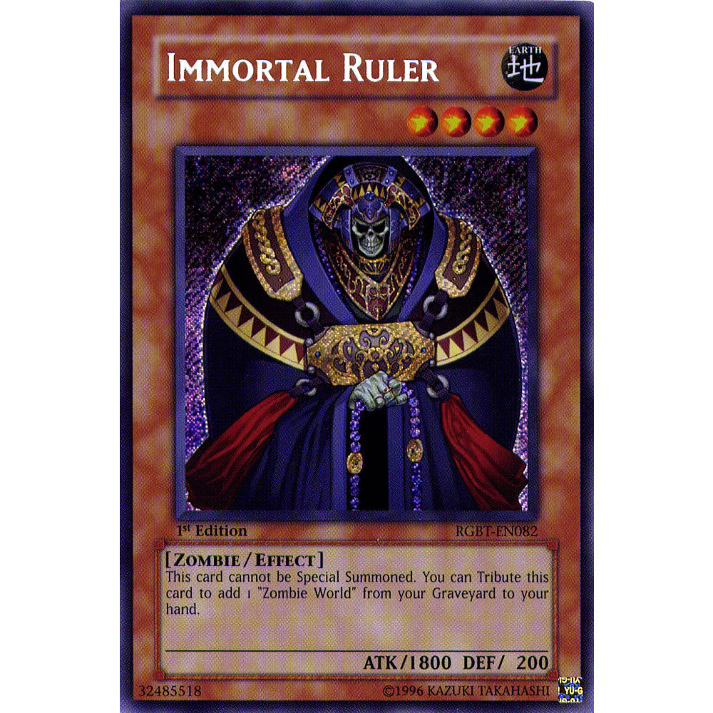 Immortal Ruler RGBT-EN082 Yu-Gi-Oh! Card from the Raging Battle Set