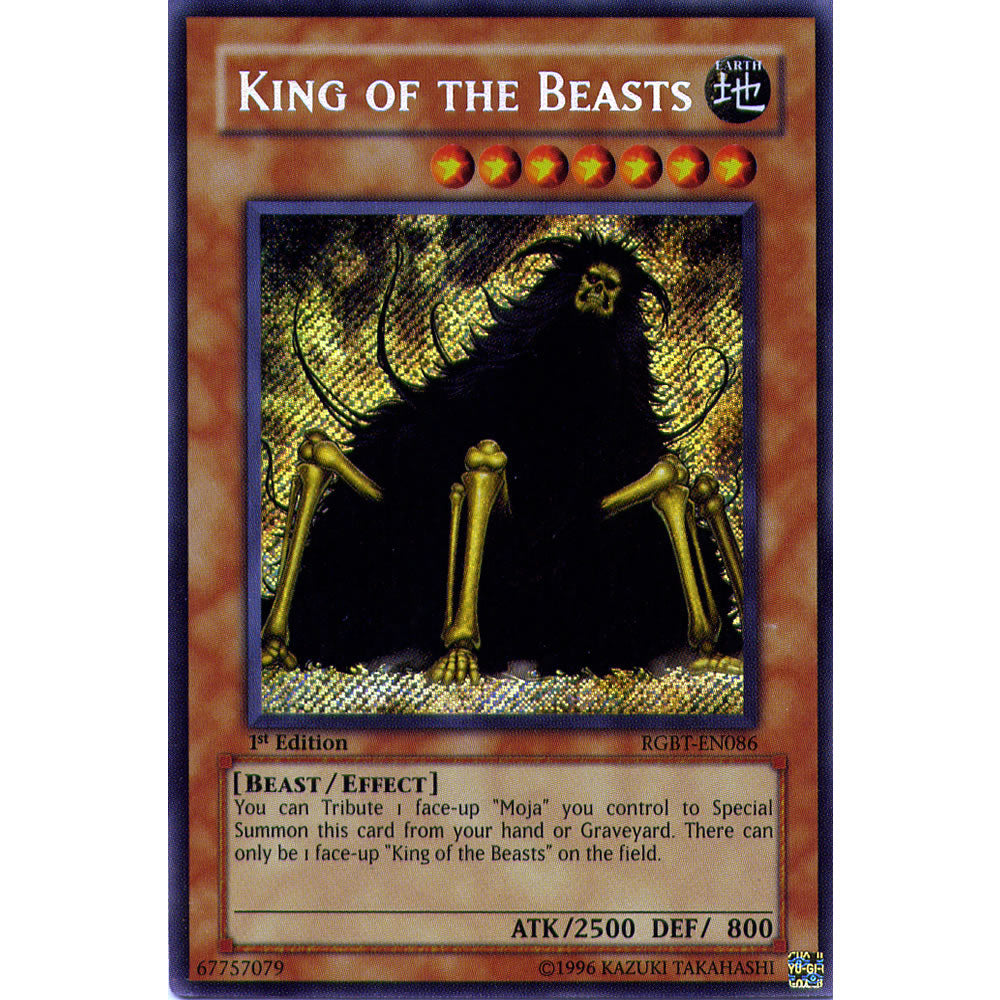 King of the Beasts RGBT-EN086 Yu-Gi-Oh! Card from the Raging Battle Set