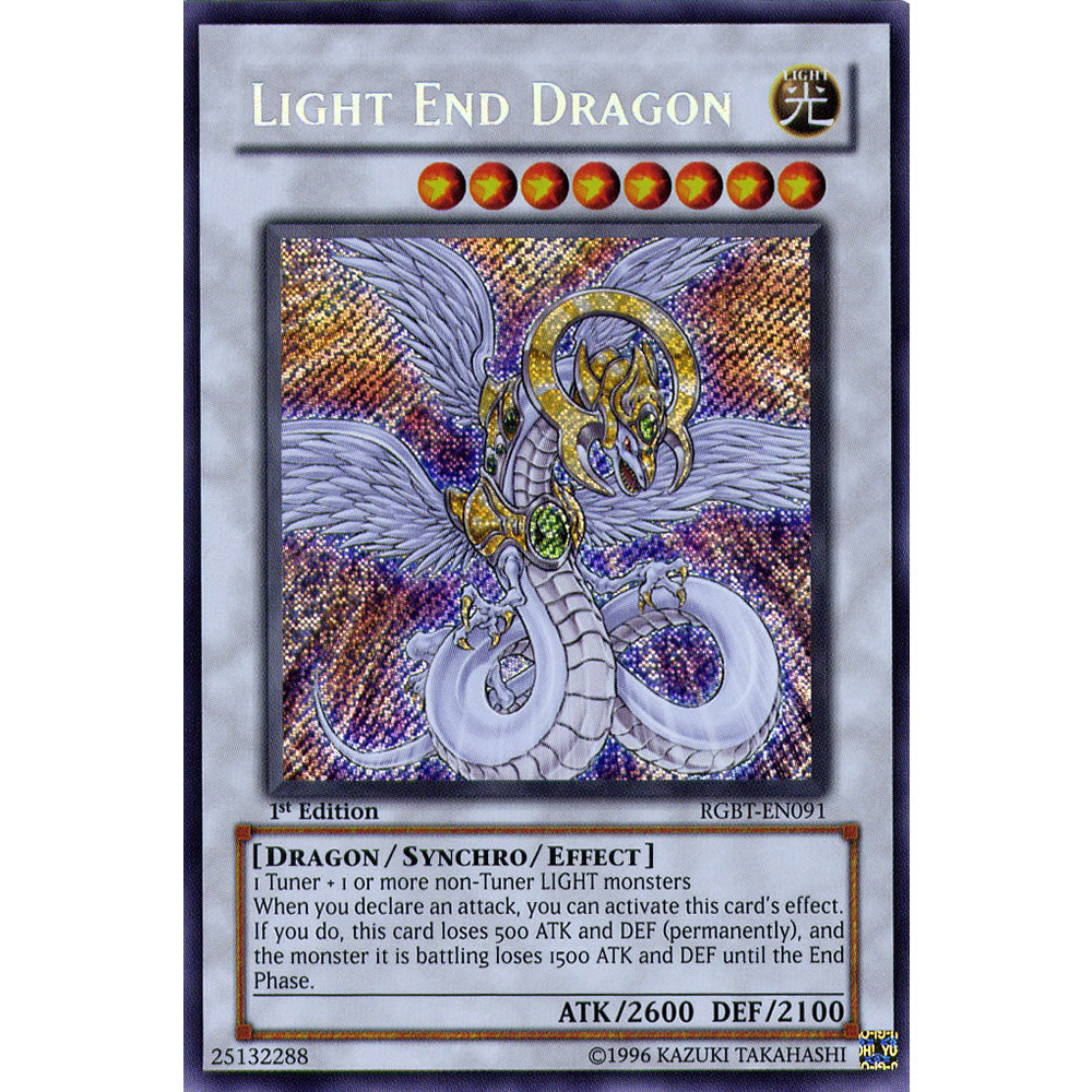 Light End Dragon RGBT-EN091 Yu-Gi-Oh! Card from the Raging Battle Set