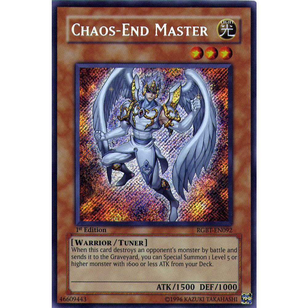 Chaos-End Master RGBT-EN092 Yu-Gi-Oh! Card from the Raging Battle Set