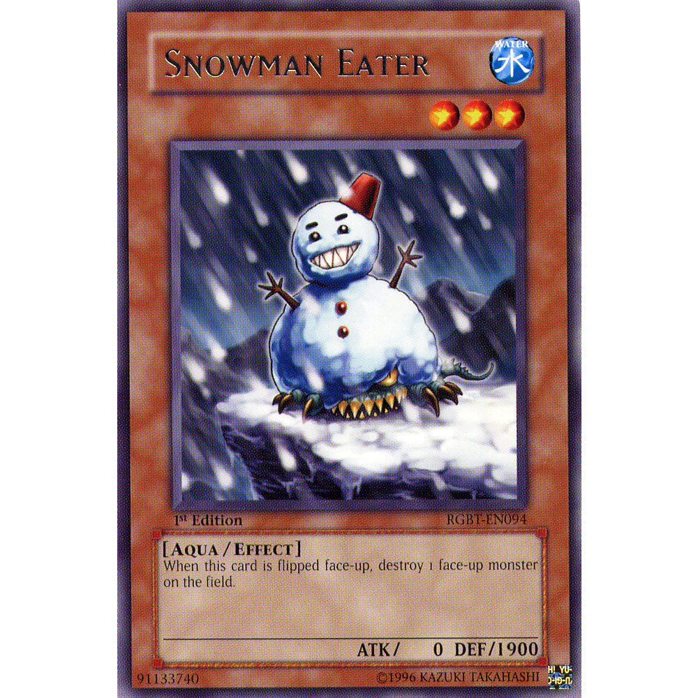 Snowman Eater RGBT-EN094 Yu-Gi-Oh! Card from the Raging Battle Set