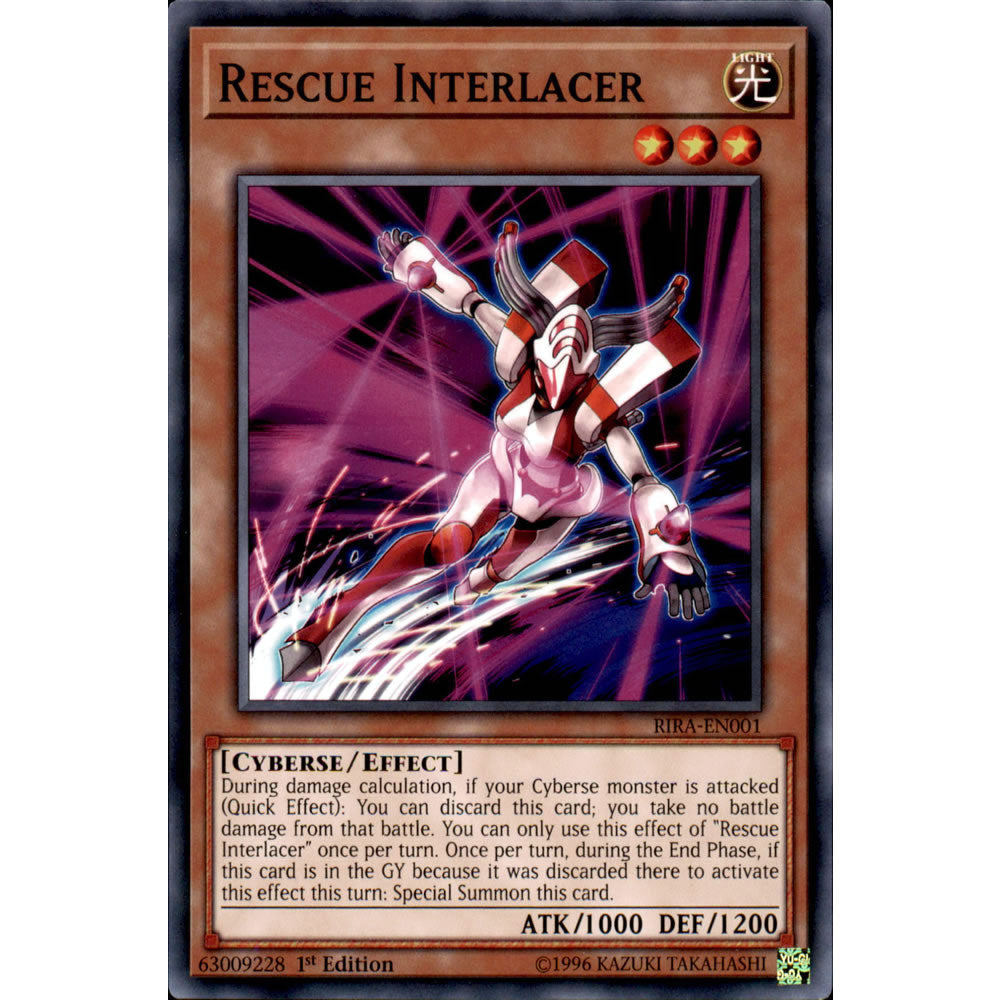 Rescue Interlacer RIRA-EN001 Yu-Gi-Oh! Card from the Rising Rampage Set
