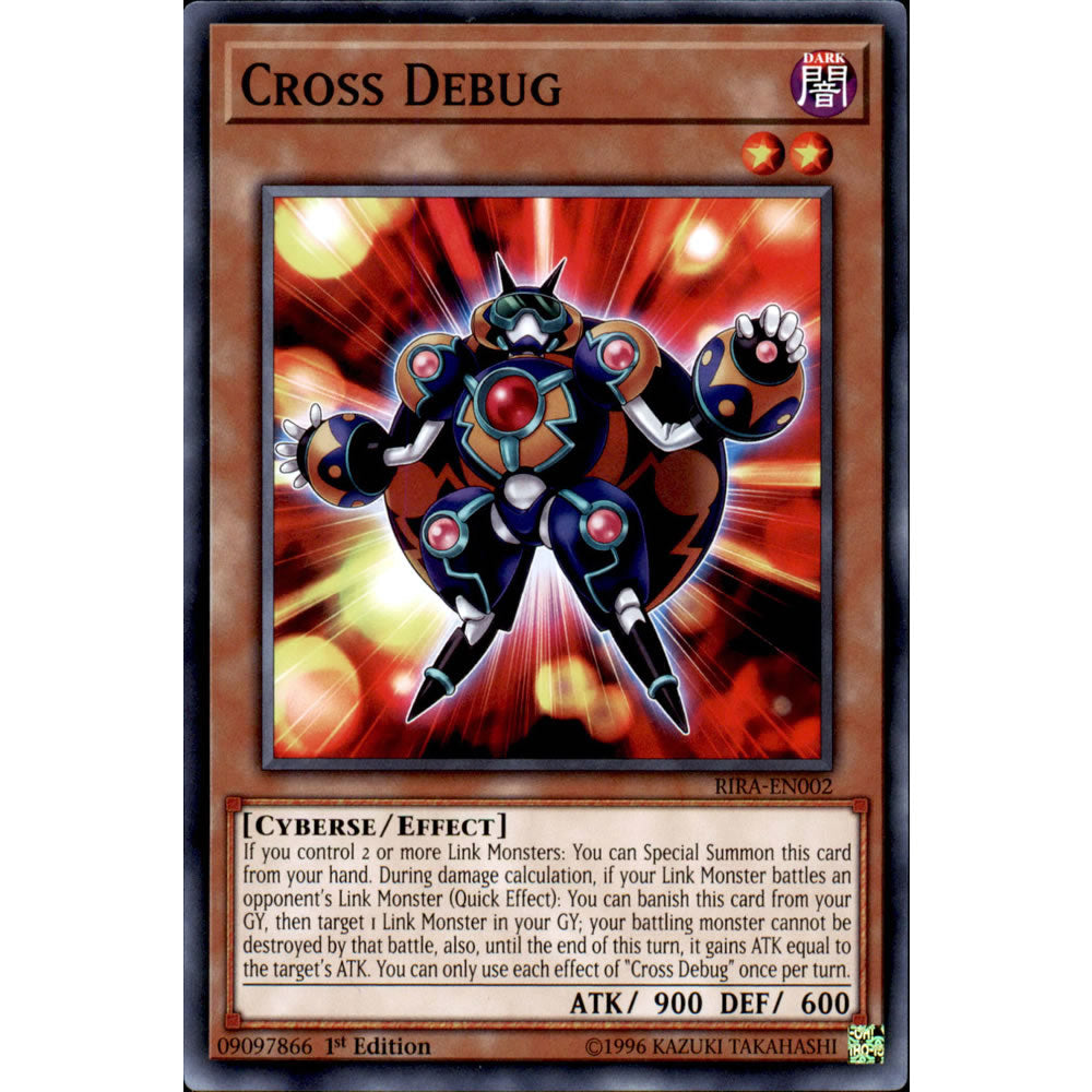 Cross Debug RIRA-EN002 Yu-Gi-Oh! Card from the Rising Rampage Set