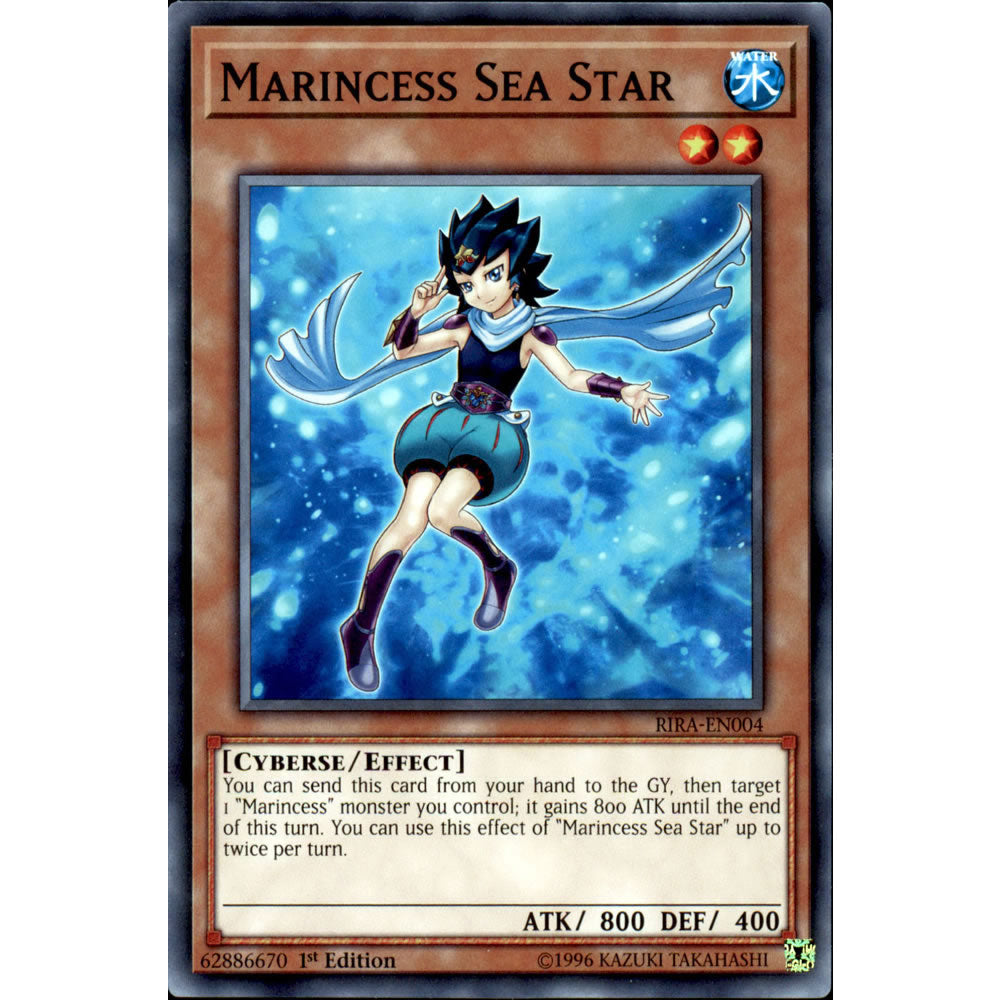 Marincess Sea Star RIRA-EN004 Yu-Gi-Oh! Card from the Rising Rampage Set
