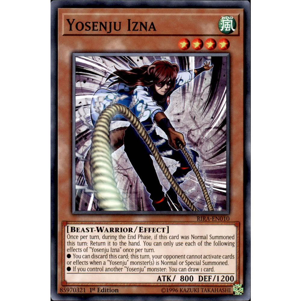 Yosenju Izna RIRA-EN010 Yu-Gi-Oh! Card from the Rising Rampage Set