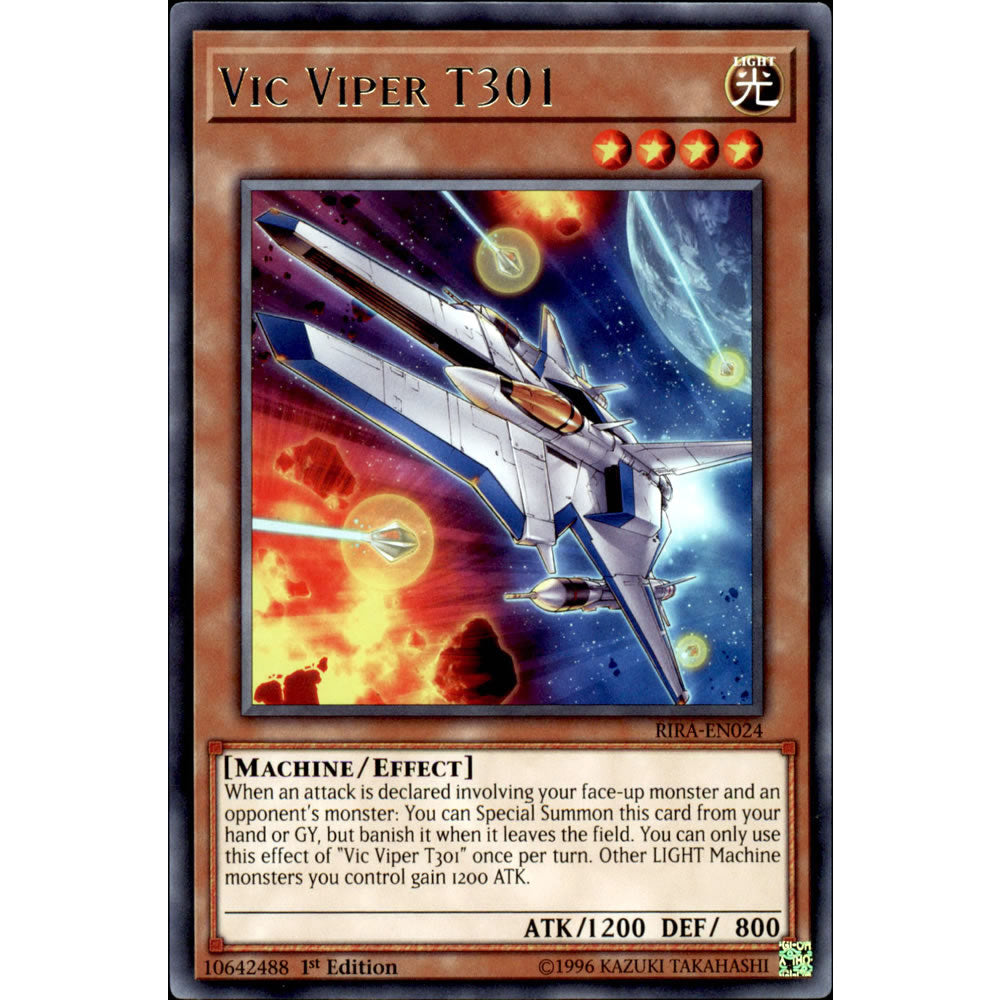 Vic Viper T301 RIRA-EN024 Yu-Gi-Oh! Card from the Rising Rampage Set