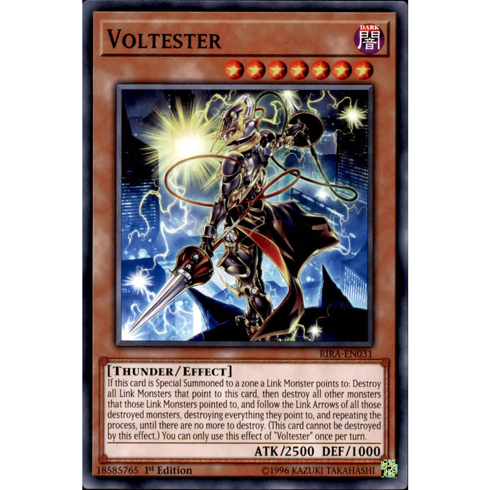 Voltester RIRA-EN031 Yu-Gi-Oh! Card from the Rising Rampage Set