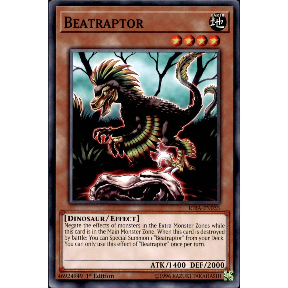 Beatraptor RIRA-EN033 Yu-Gi-Oh! Card from the Rising Rampage Set