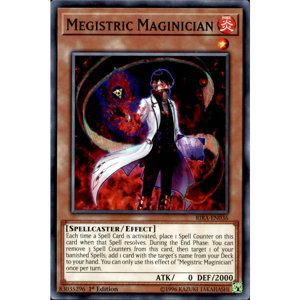 Megistric Maginician RIRA-EN036 Yu-Gi-Oh! Card from the Rising Rampage Set