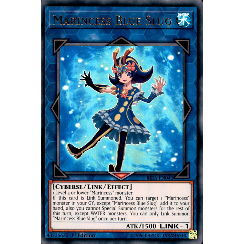 Marincess Blue Slug RIRA-EN040 Yu-Gi-Oh! Card from the Rising Rampage Set