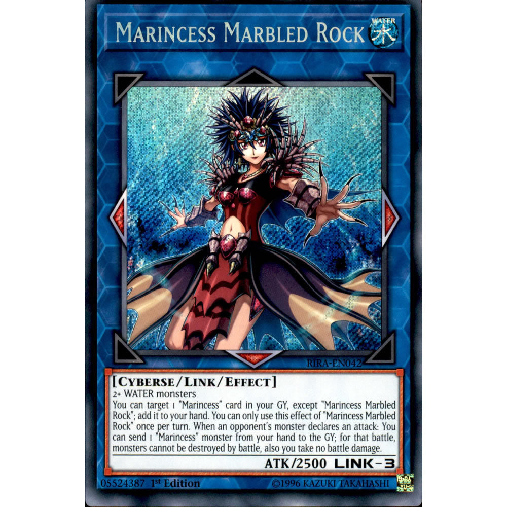 Marincess Marbled Rock RIRA-EN042 Yu-Gi-Oh! Card from the Rising Rampage Set