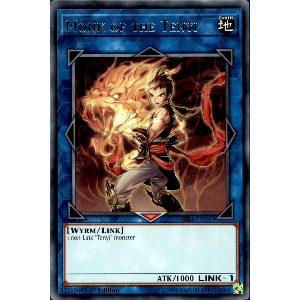 Monk of the Tenyi RIRA-EN043 Yu-Gi-Oh! Card from the Rising Rampage Set