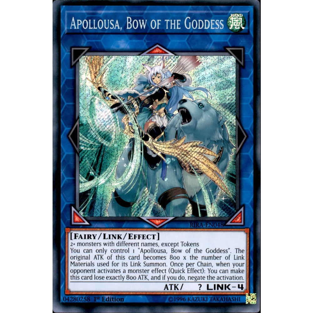 Apollousa, Bow of the Goddess RIRA-EN048 Yu-Gi-Oh! Card from the Rising Rampage Set