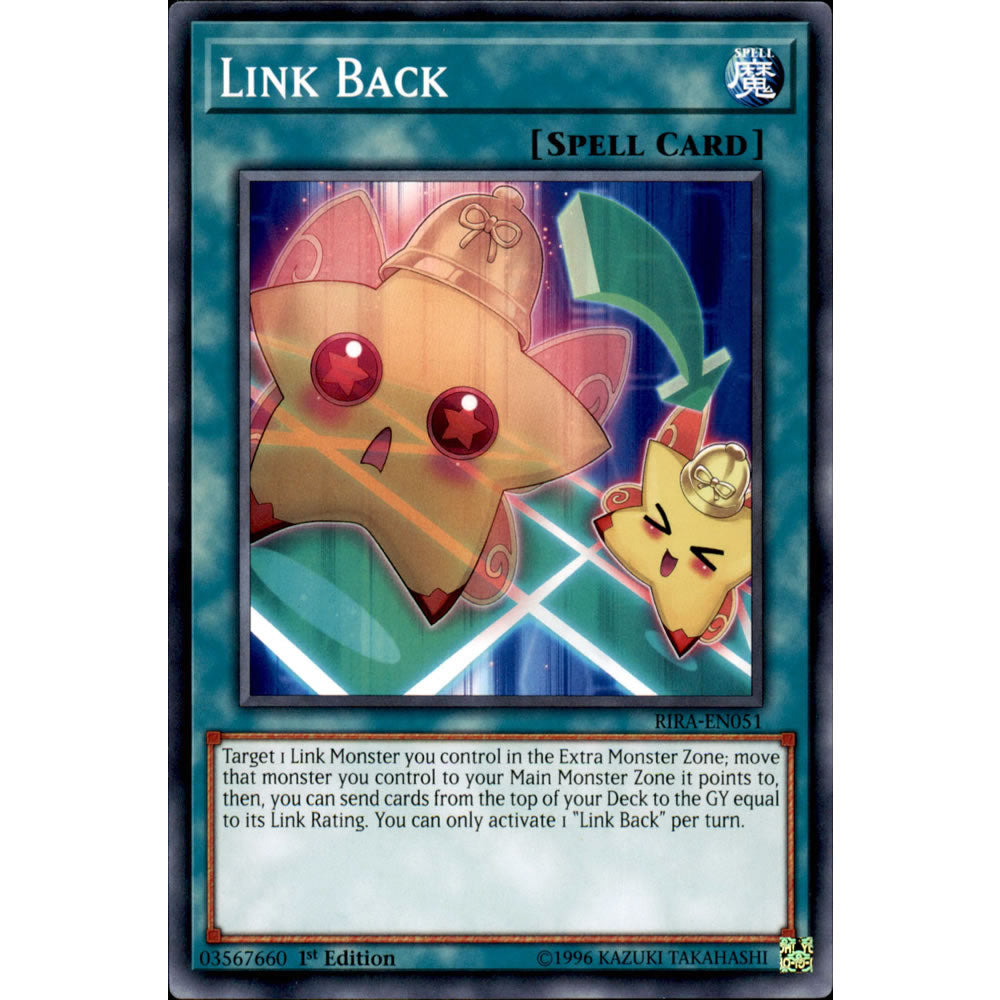 Link Back RIRA-EN051 Yu-Gi-Oh! Card from the Rising Rampage Set