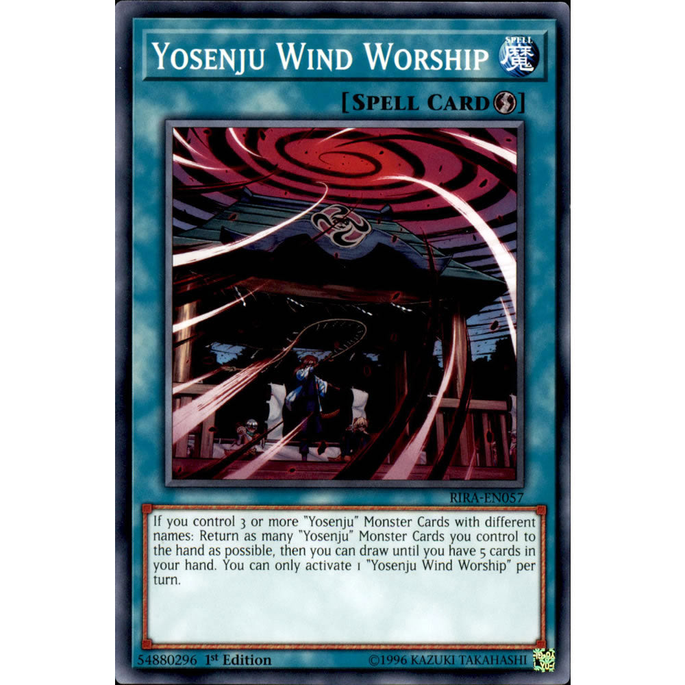Yosenju Wind Worship RIRA-EN057 Yu-Gi-Oh! Card from the Rising Rampage Set
