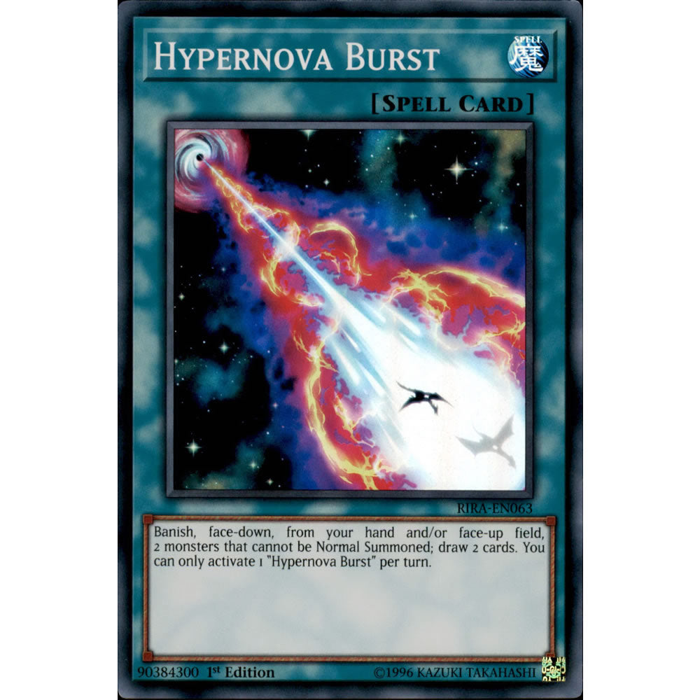 Hypernova Burst RIRA-EN063 Yu-Gi-Oh! Card from the Rising Rampage Set