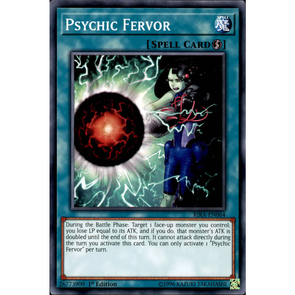 Psychic Fervor RIRA-EN064 Yu-Gi-Oh! Card from the Rising Rampage Set