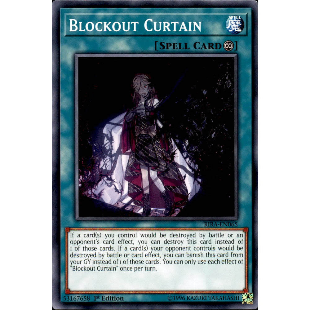 Blockout Curtain RIRA-EN065 Yu-Gi-Oh! Card from the Rising Rampage Set