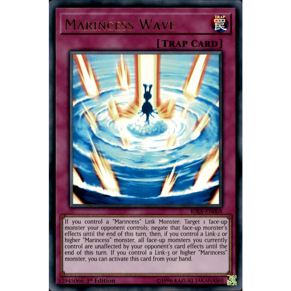 Marincess Wave RIRA-EN068 Yu-Gi-Oh! Card from the Rising Rampage Set