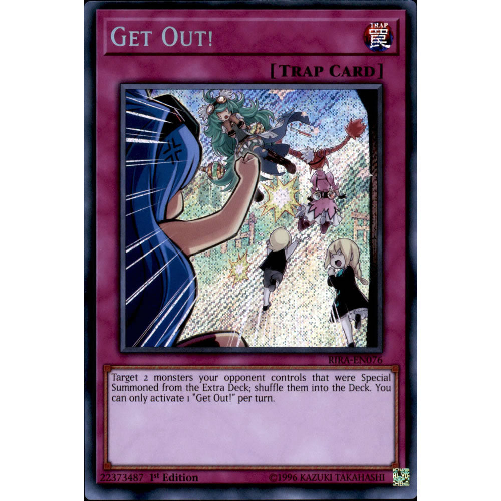 Get Out! RIRA-EN076 Yu-Gi-Oh! Card from the Rising Rampage Set