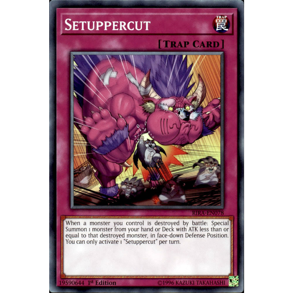 Setuppercut RIRA-EN078 Yu-Gi-Oh! Card from the Rising Rampage Set