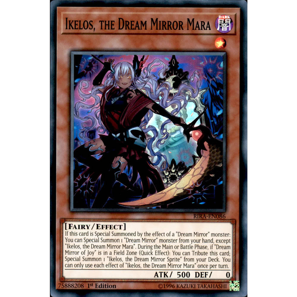 Ikelos, the Dream Mirror Mara RIRA-EN086 Yu-Gi-Oh! Card from the Rising Rampage Set