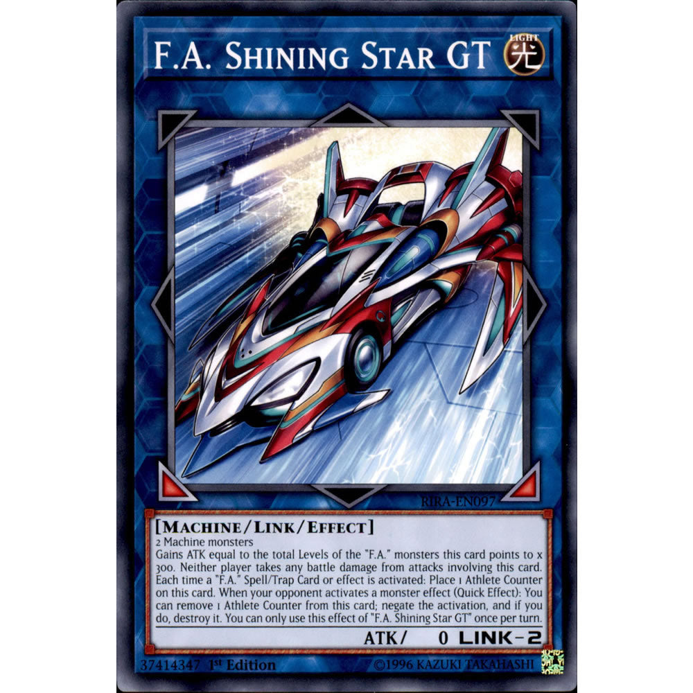 F.A. Shining Star GT RIRA-EN097 Yu-Gi-Oh! Card from the Rising Rampage Set