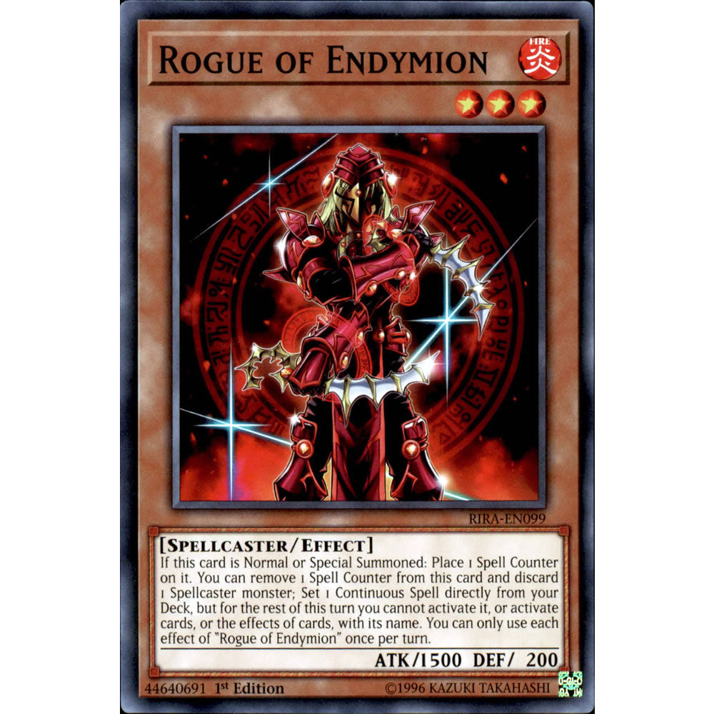 Rogue of Endymion RIRA-EN099 Yu-Gi-Oh! Card from the Rising Rampage Set