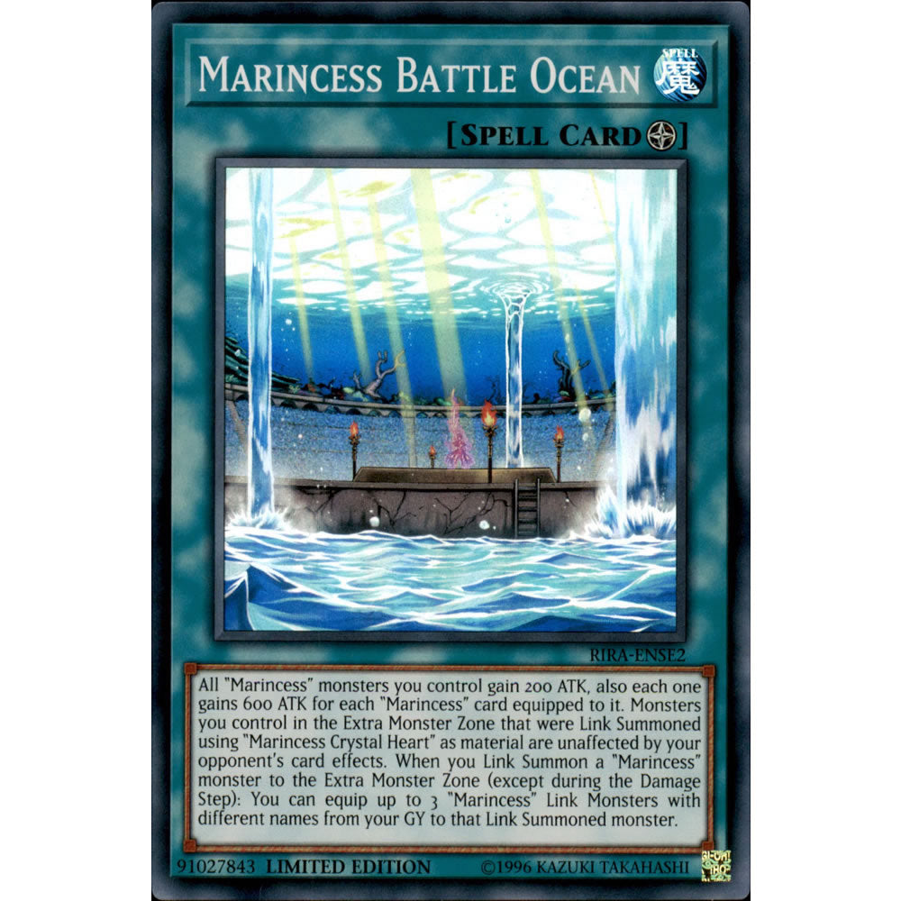 Marincess Battle Ocean RIRA-ENSE2 Yu-Gi-Oh! Card from the Rising Rampage Special Edition Set