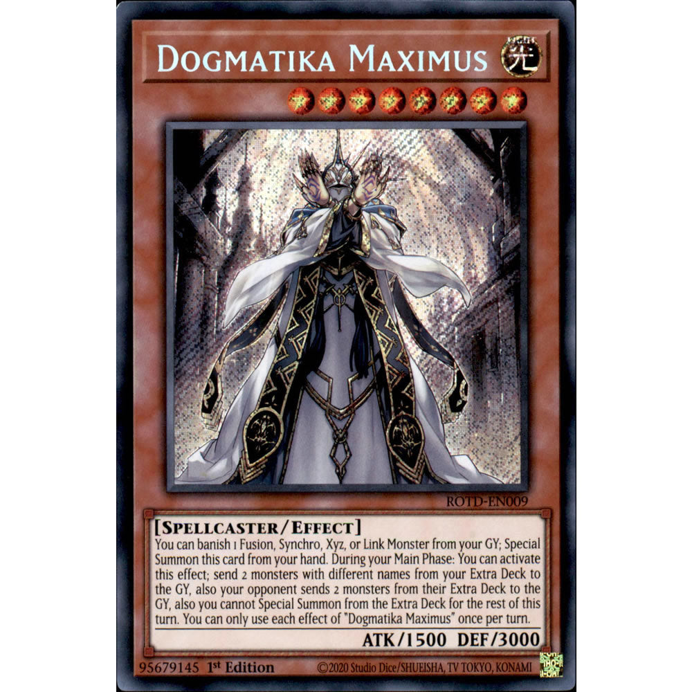 Dogmatika Maximus ROTD-EN009 Yu-Gi-Oh! Card from the Rise of the Duelist Set