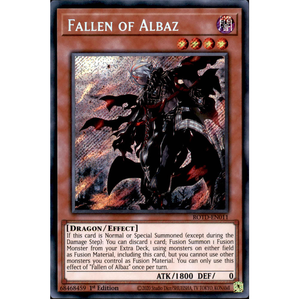 Fallen of Albaz ROTD-EN011 Yu-Gi-Oh! Card from the Rise of the Duelist Set