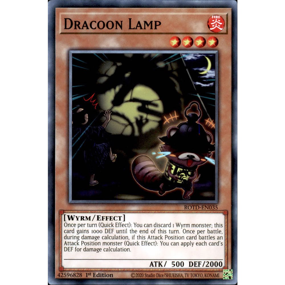 Dracoon Lamp ROTD-EN035 Yu-Gi-Oh! Card from the Rise of the Duelist Set