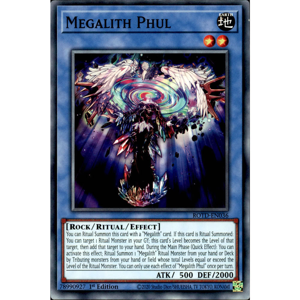 Megalith Phul ROTD-EN036 Yu-Gi-Oh! Card from the Rise of the Duelist Set