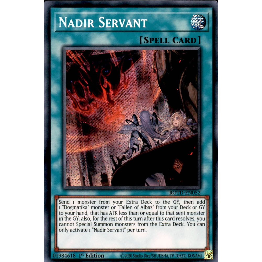 Nadir Servant ROTD-EN052 Yu-Gi-Oh! Card from the Rise of the Duelist Set
