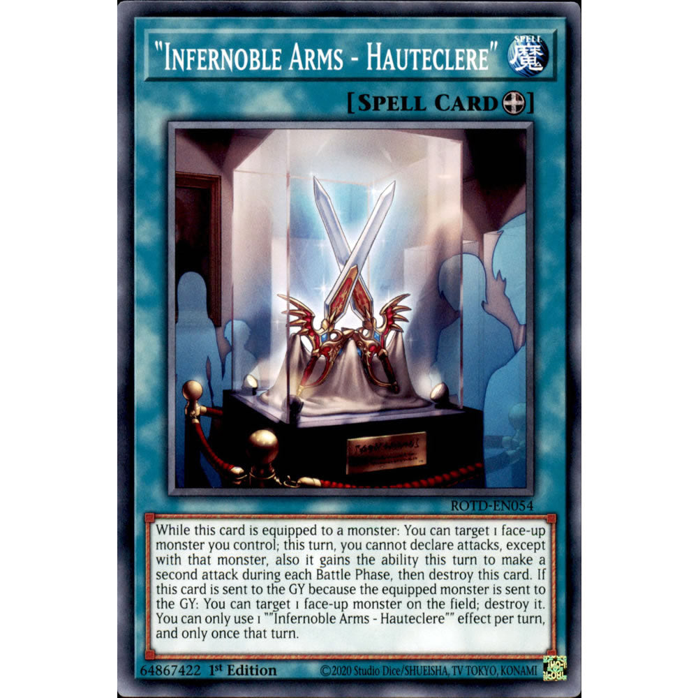 Infernoble Arms - Hauteclere ROTD-EN054 Yu-Gi-Oh! Card from the Rise of the Duelist Set