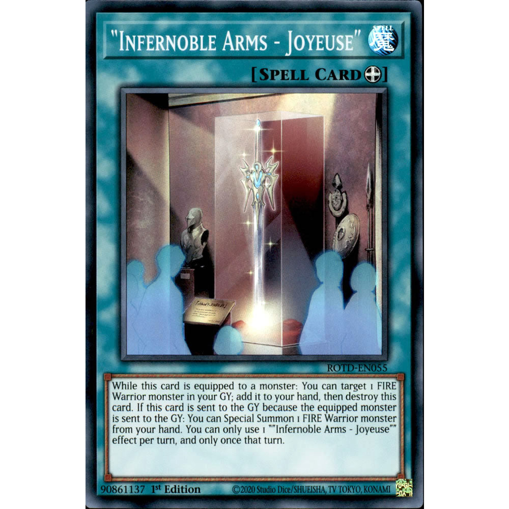 Infernoble Arms - Joyeuse ROTD-EN055 Yu-Gi-Oh! Card from the Rise of the Duelist Set