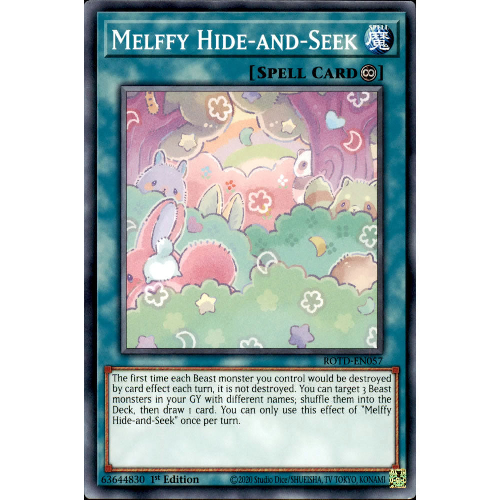 Melffy Hide-and-Seek ROTD-EN057 Yu-Gi-Oh! Card from the Rise of the Duelist Set